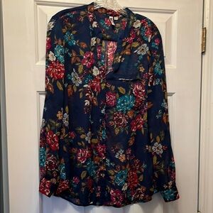 Kut from the Kloth Floral  Women's Top - Multicolor. Size large